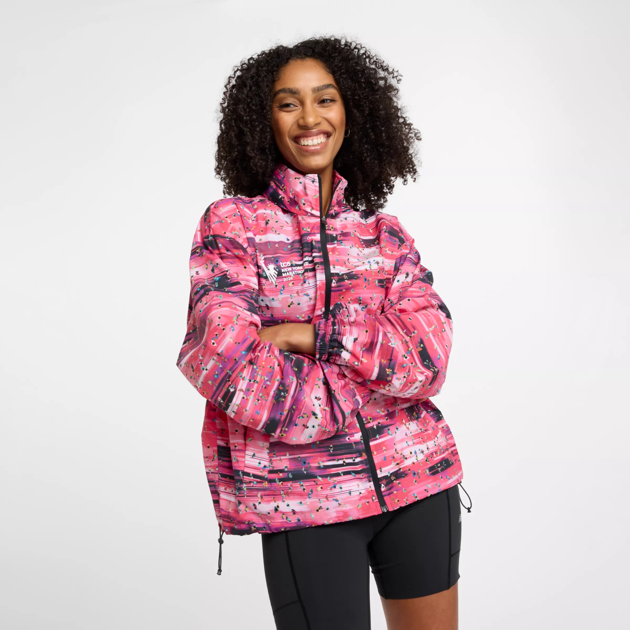 NYC Marathon Printed Athletics Packable Jacket - 9