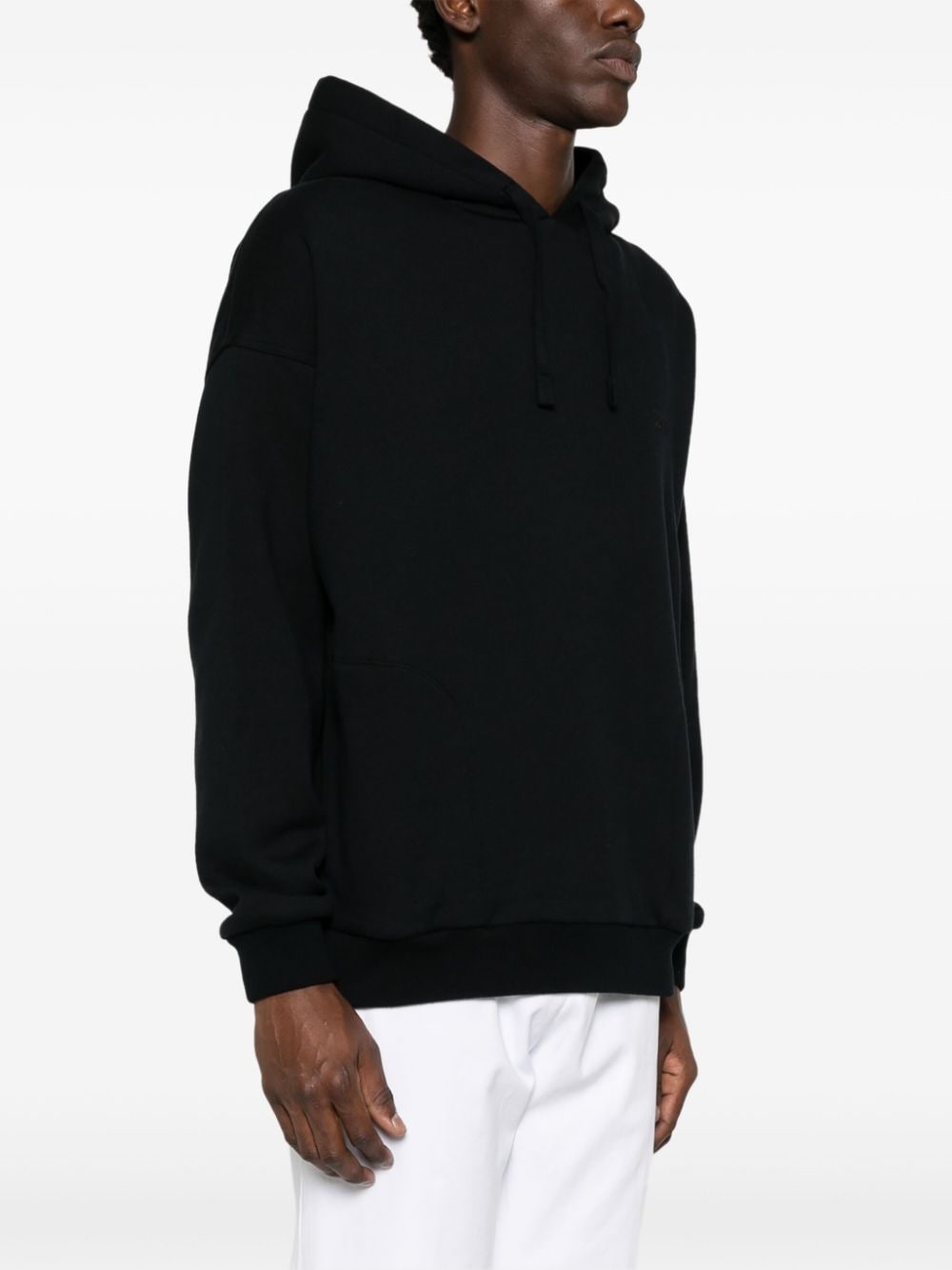 logo-embroidered hoodie - 3