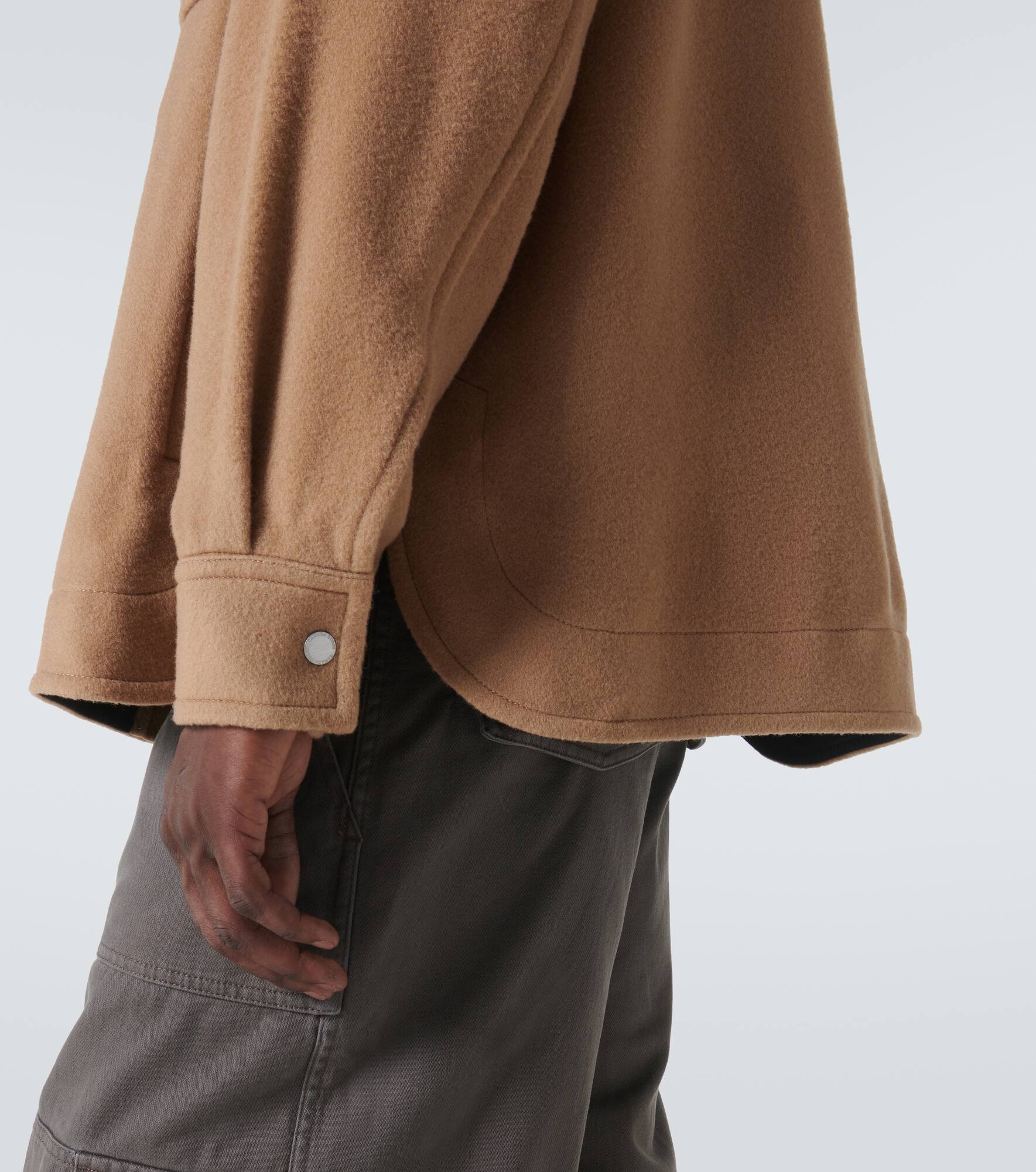 Balas wool overshirt - 6