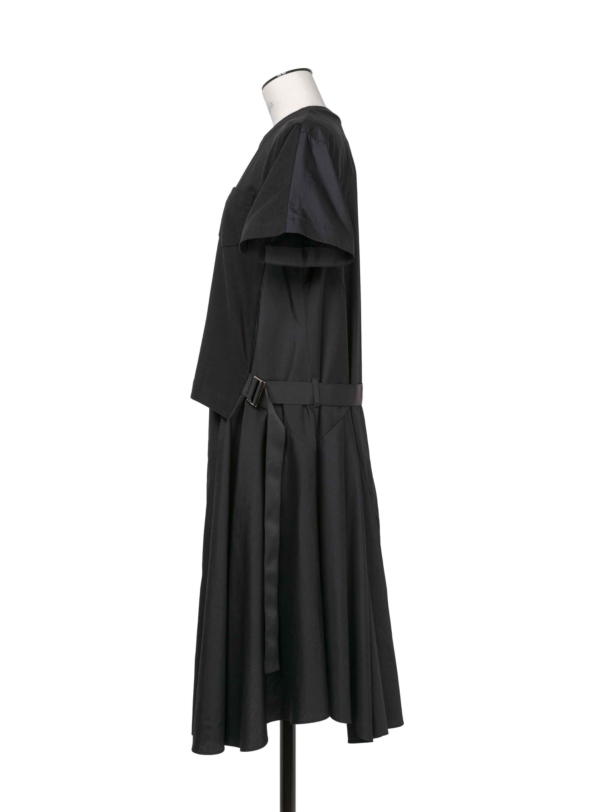Cotton Poplin x Cotton Jersey Dress - 3