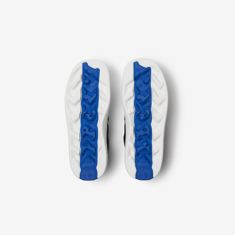 Check Knit Box Sneakers 6
