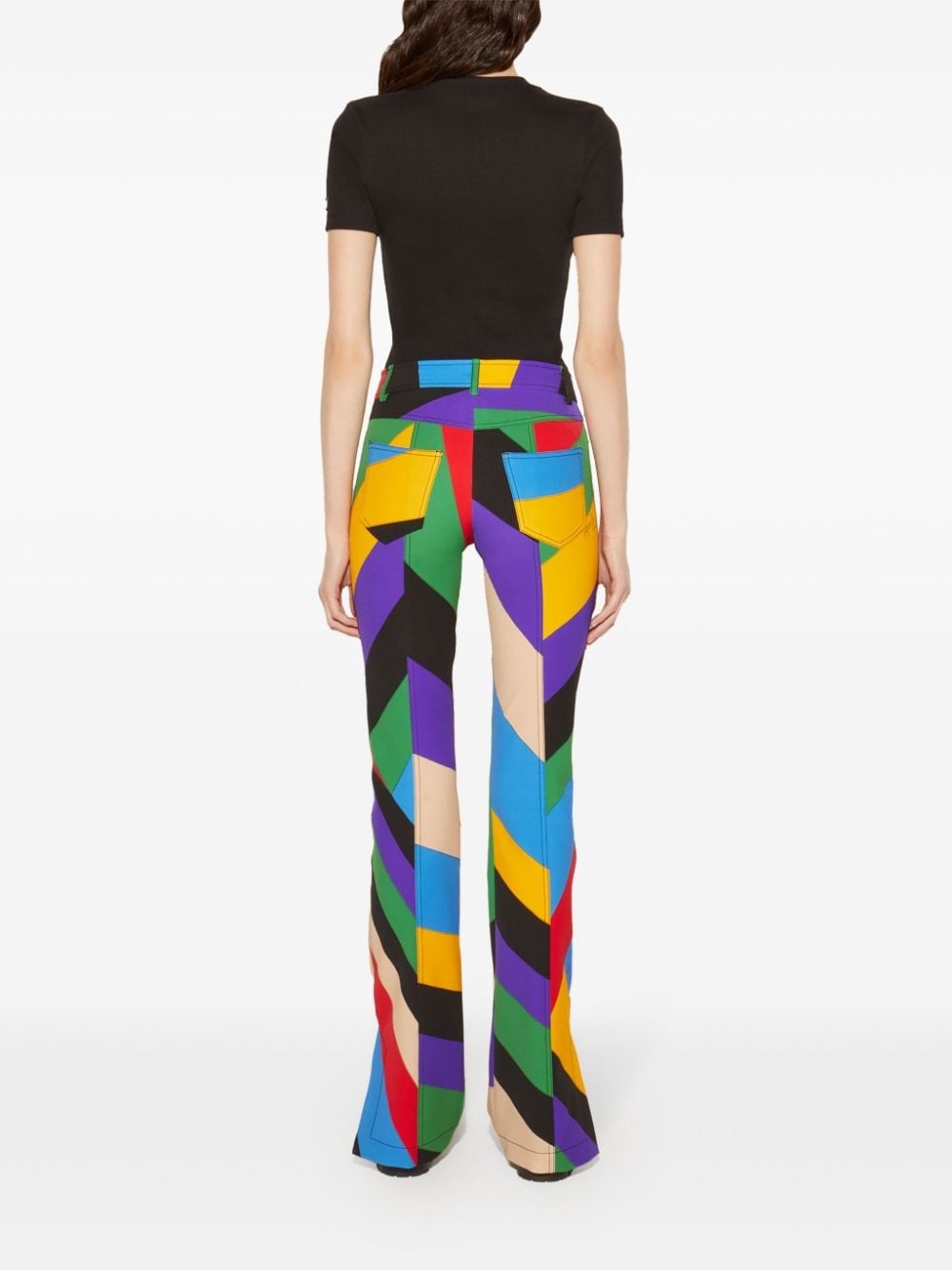 teardrop cut-out T-shirt - 4