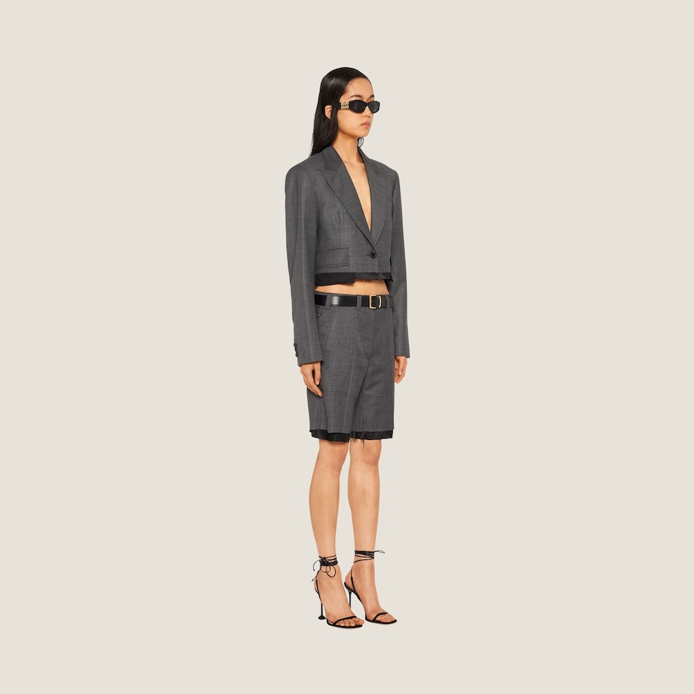Grisaille single-breasted jacket - 5