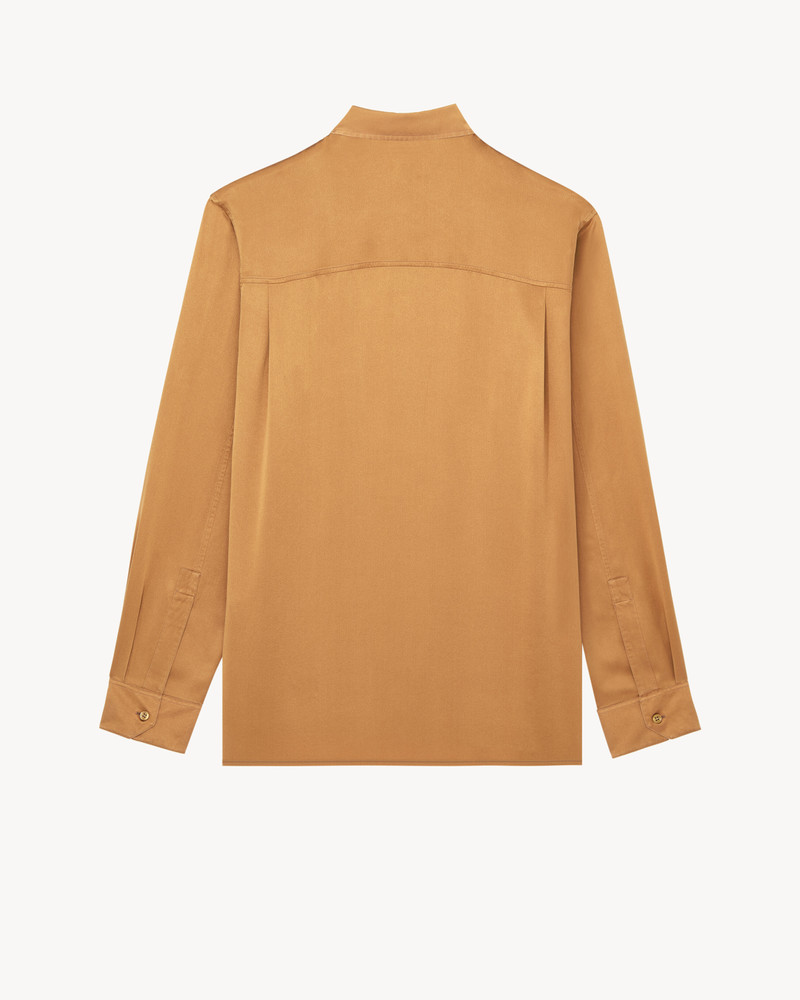 SAINT LAURENT SHIRT IN SILK SATIN-BACK CREPE outlook