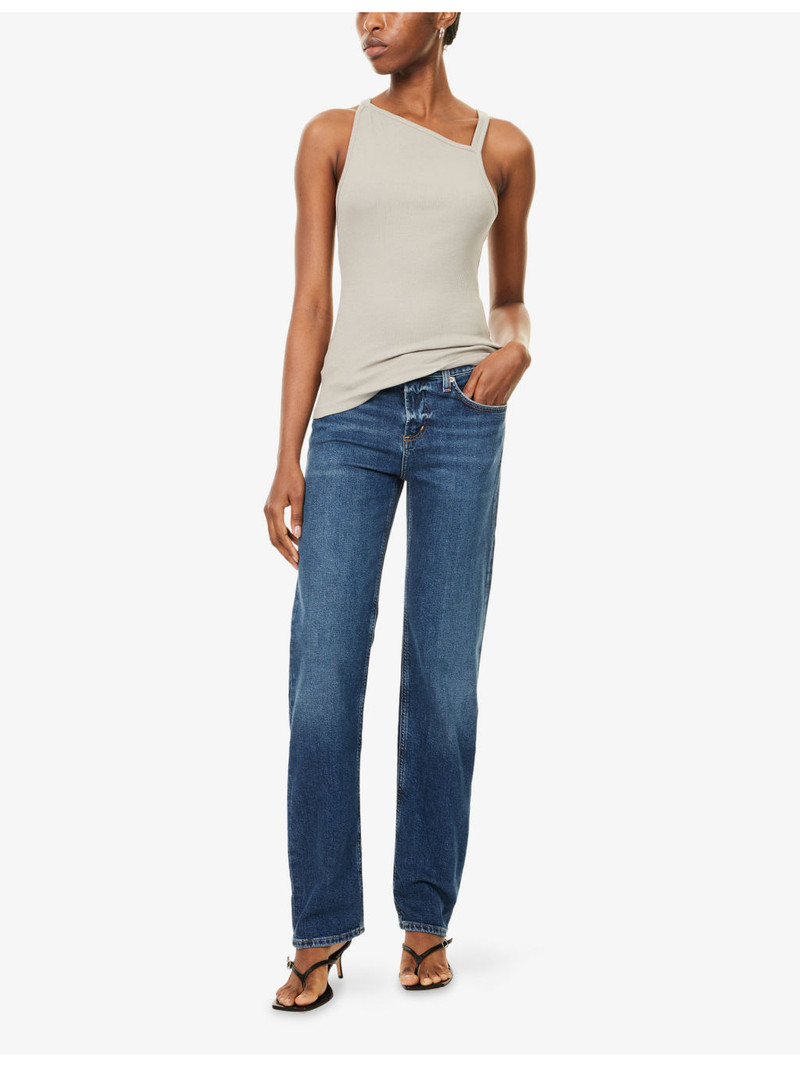 AGOLDE Low-Rise Slim-Leg Denim Jeans outlook