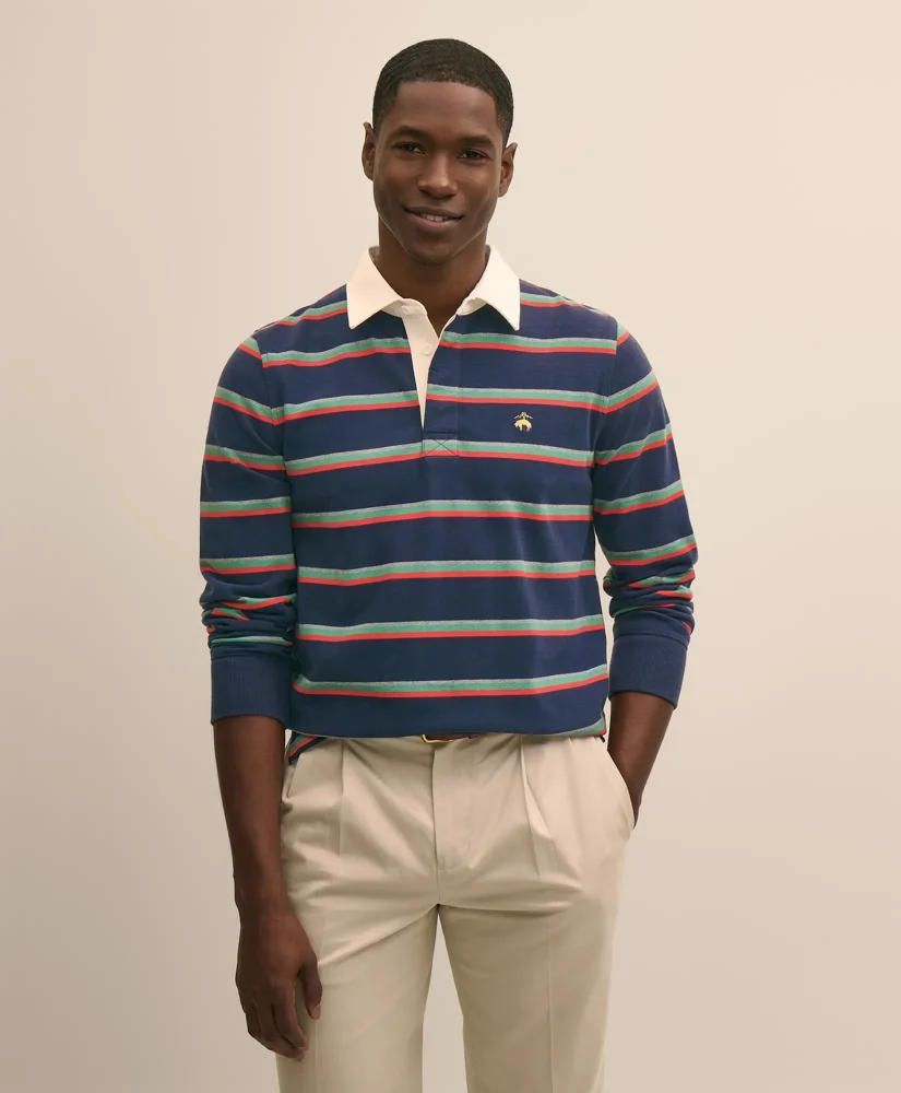 Cotton Striped Rugby Shirt - 1
