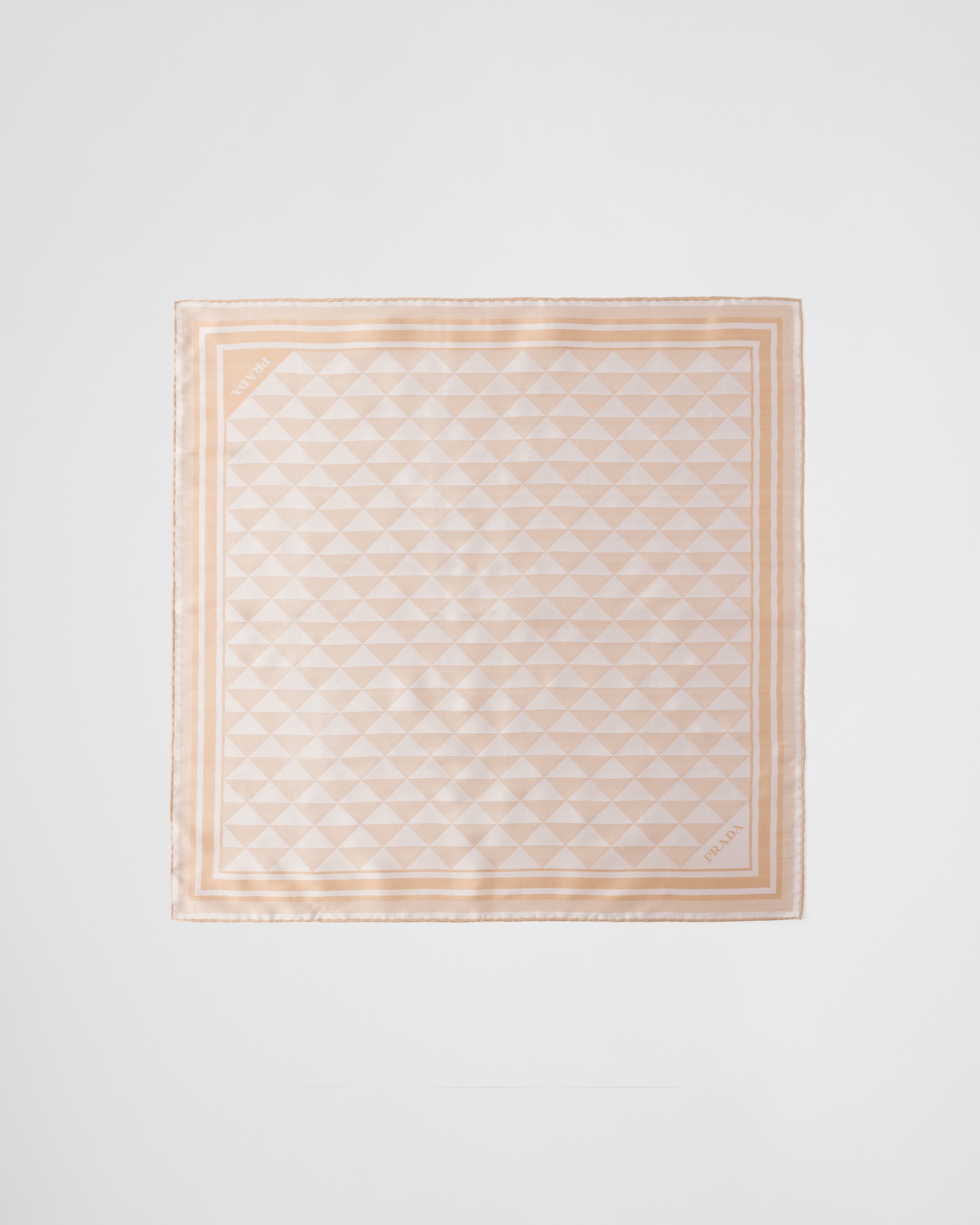 Printed silk scarf - 3