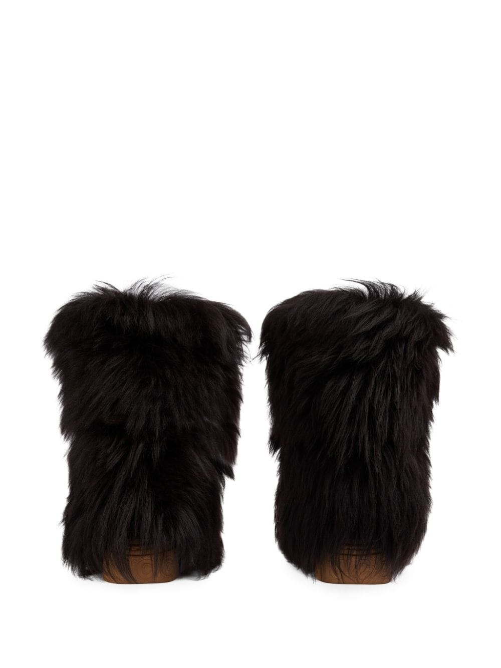 Square G-print shearling snow boots - 3