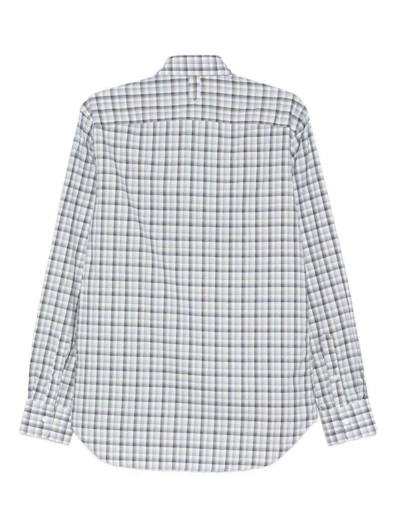 Canali checked cotton shirt outlook