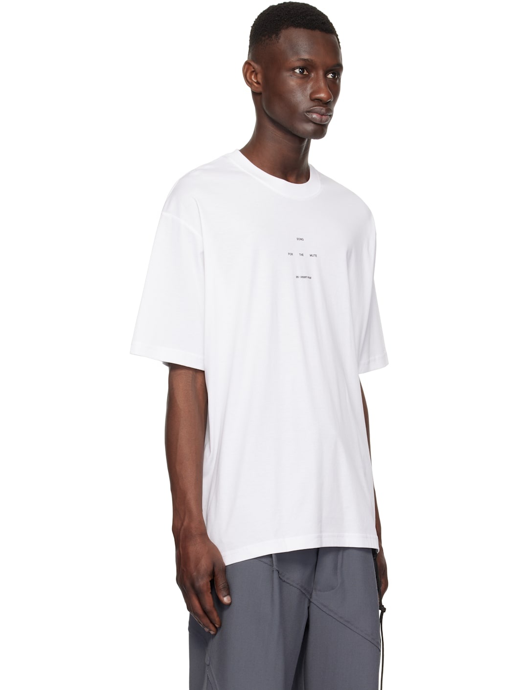 White 'Logo' Oversized T-shirt - 2
