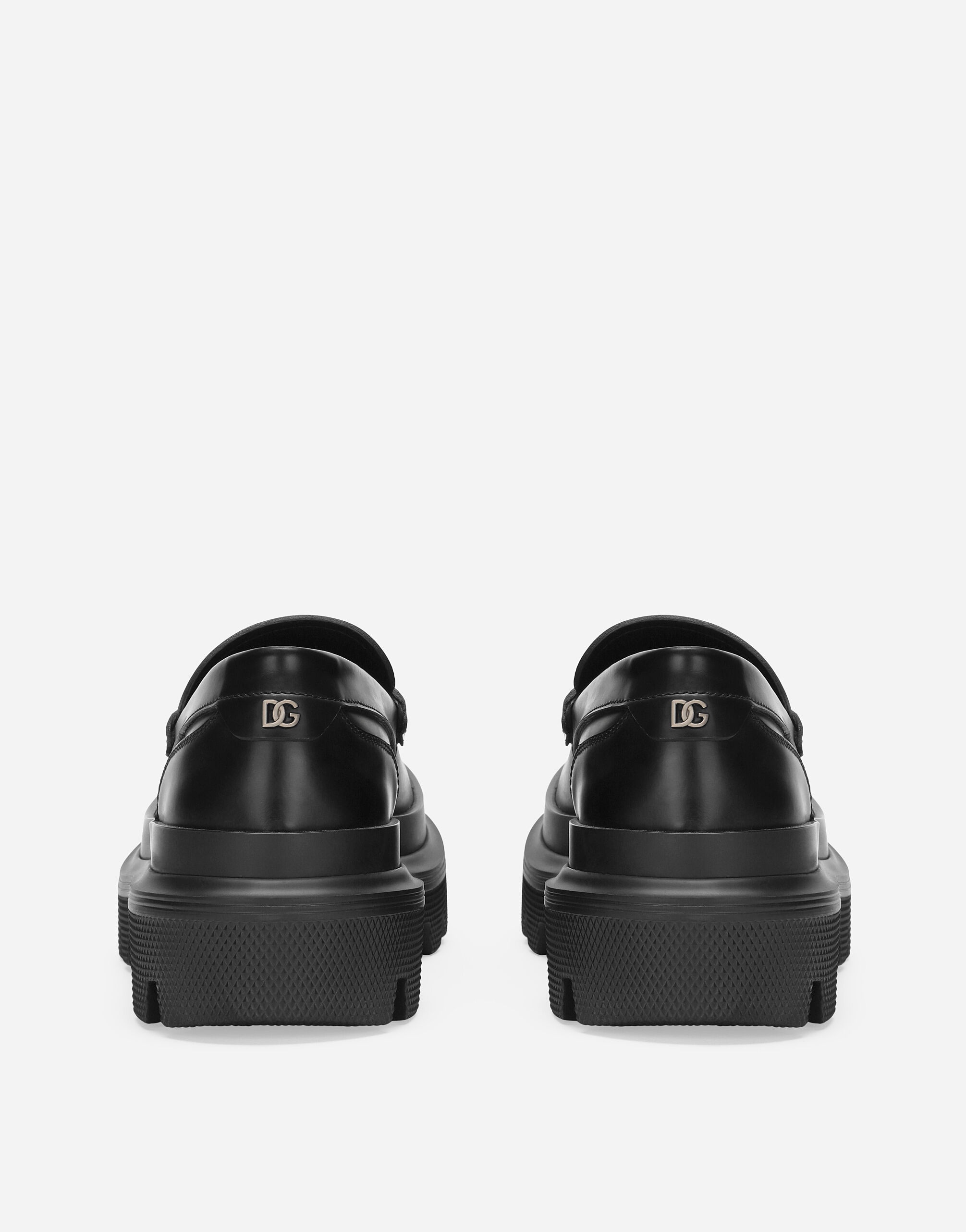 Brushed calfskin loafers - 3
