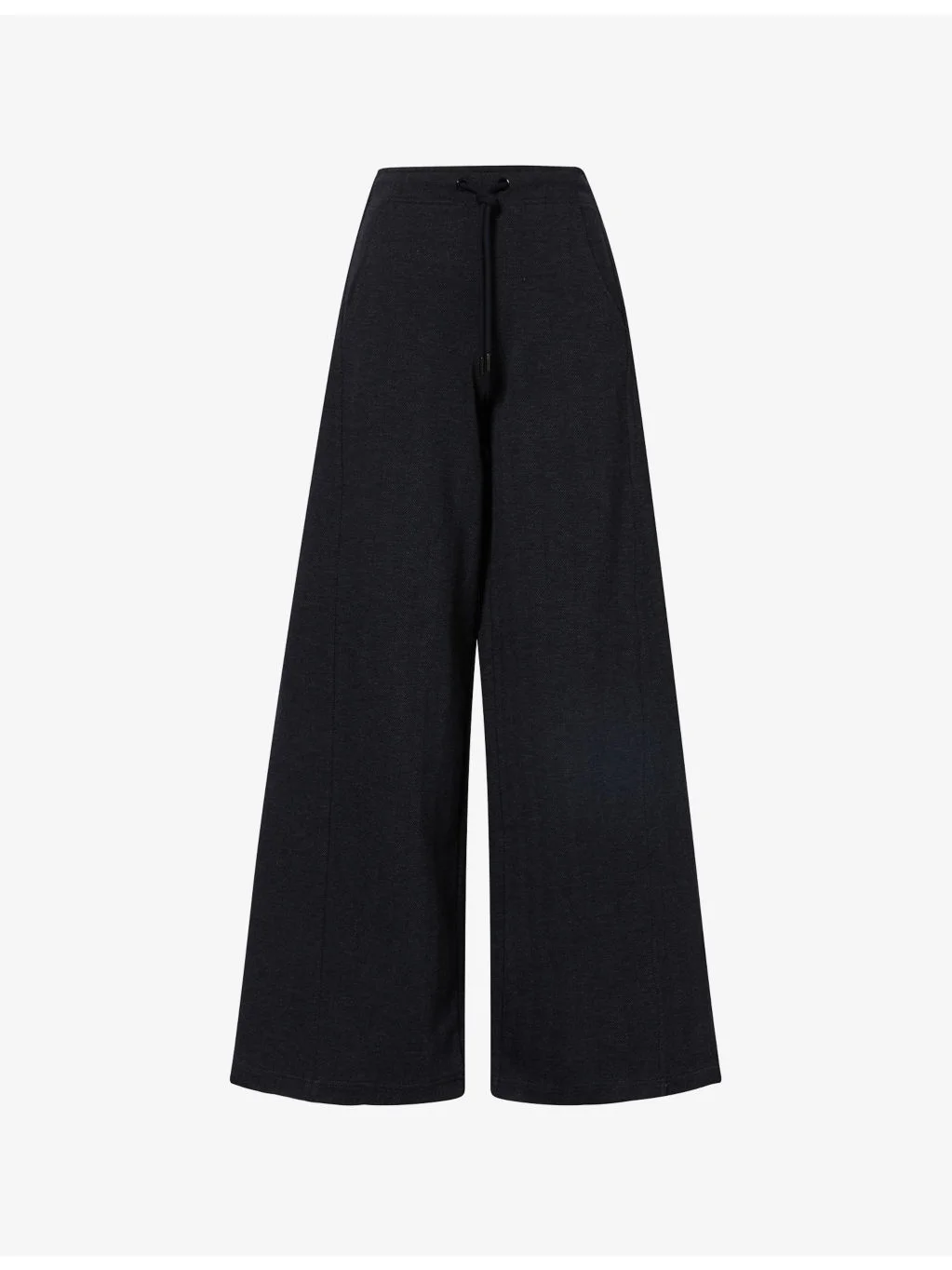 Herringbone Barrel-Leg Cotton-Blend Trousers - 1