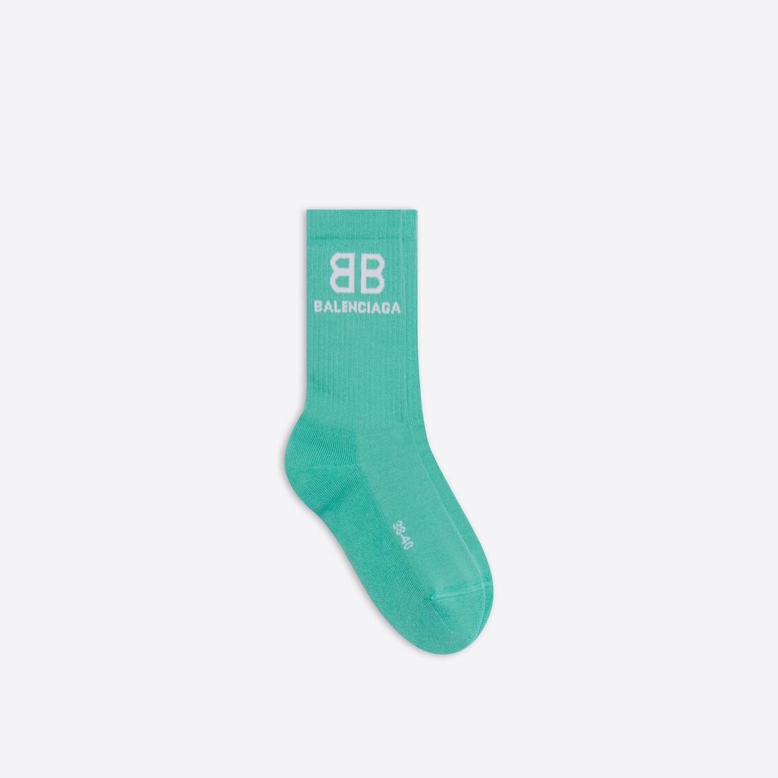 Men's Bb Tennis Socks  in Green - 1