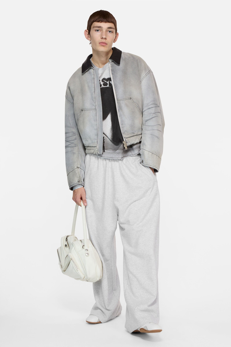Acne Studios Faded denim jacket - White/black outlook