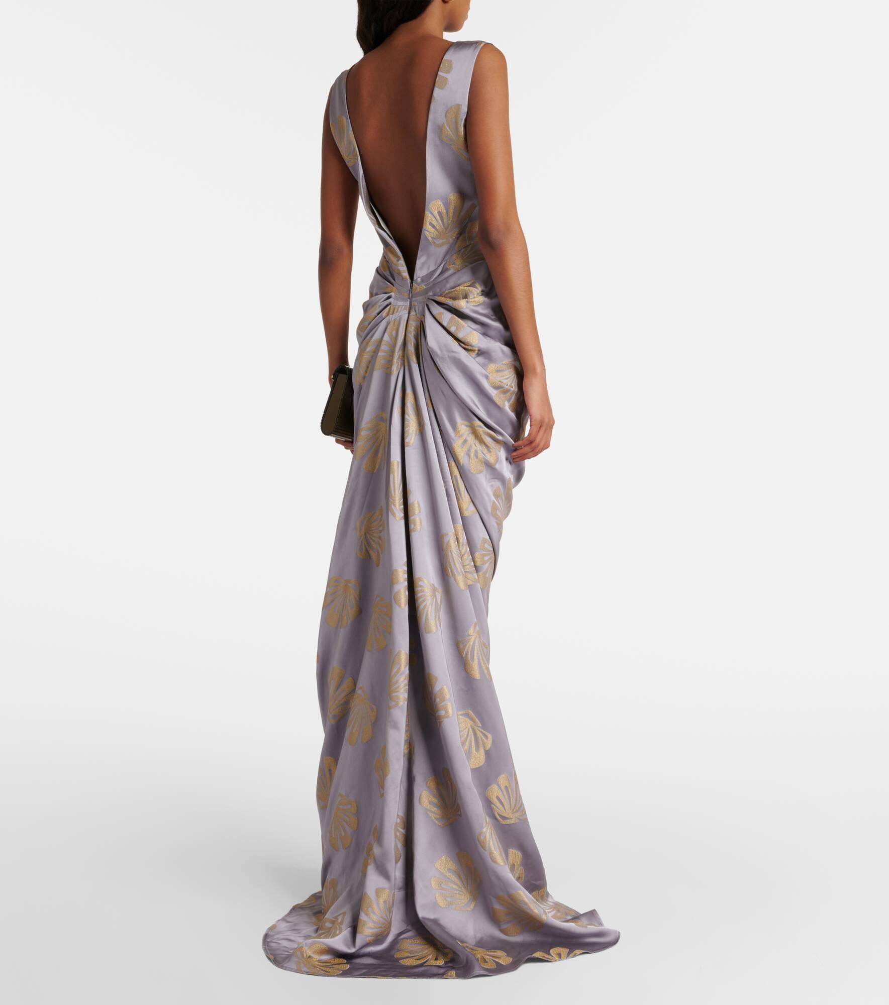 Printed gown - 3