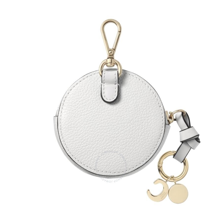 Chloe Crystal White Alphabet Coin Purse - 2