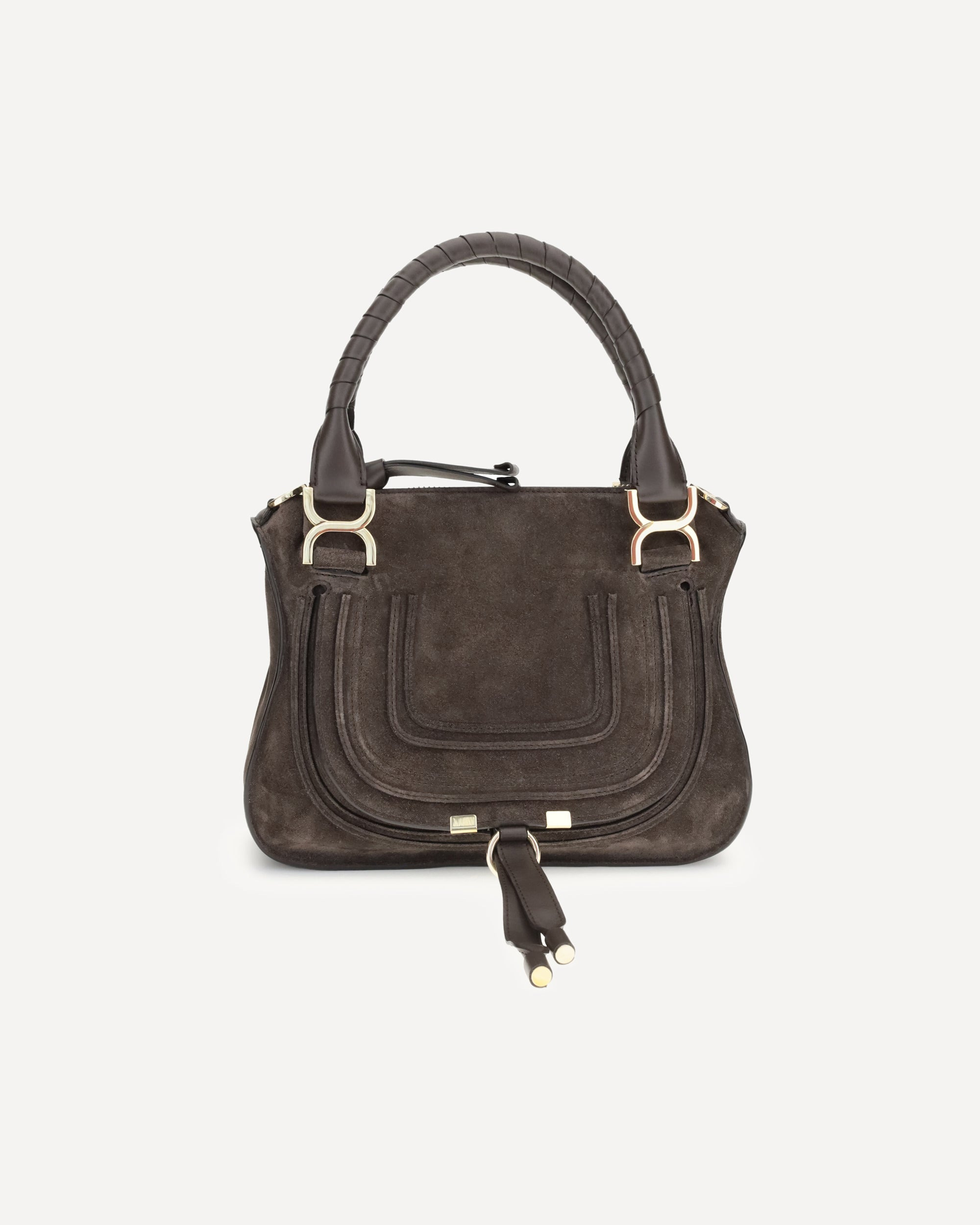 Small suede Shoulder Bag - 1