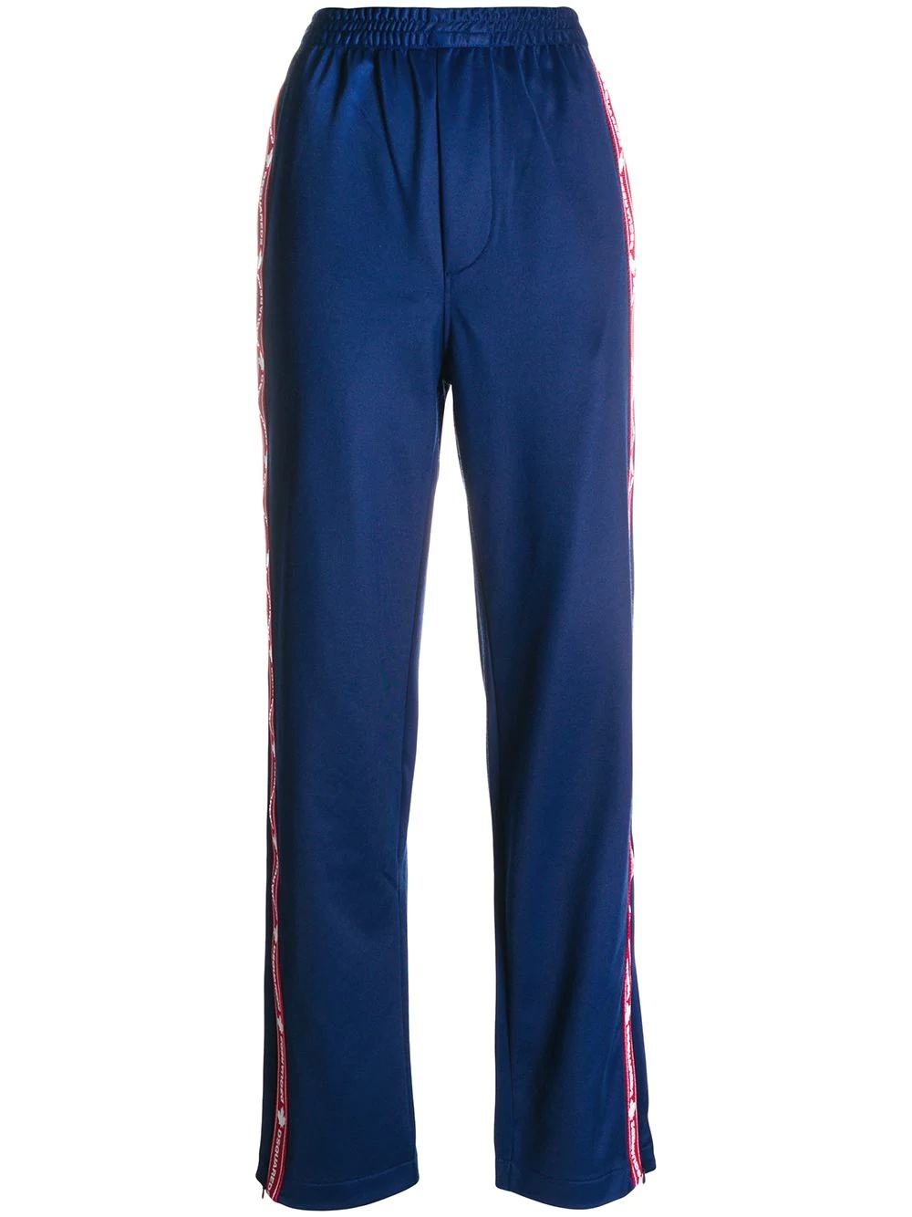 logo strip trackpants - 1