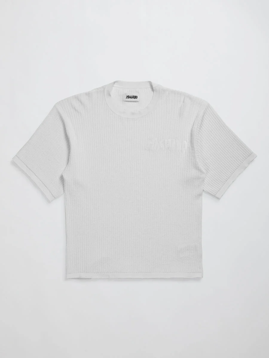 Waffle Tee White - 1