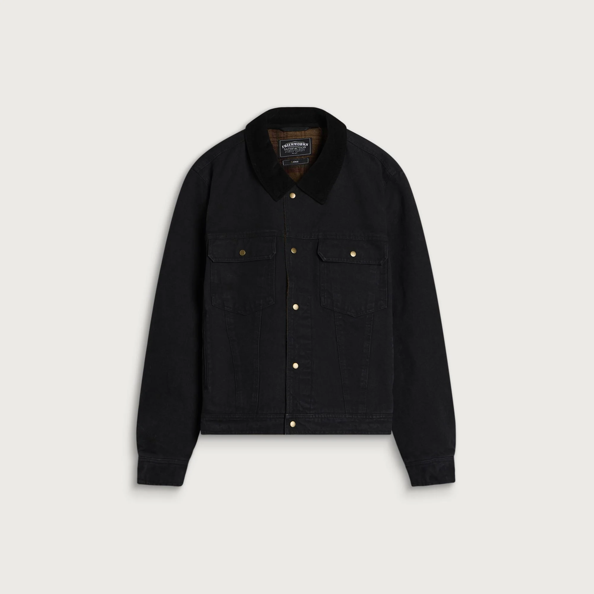 FrizmWORKS Heavy Canvas Storm Trucker Jacket - 1