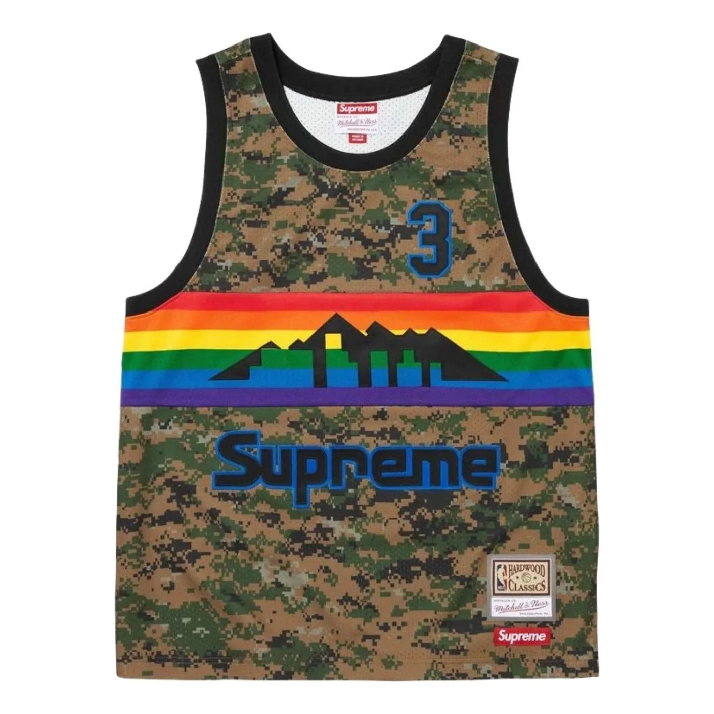 Supreme x Mitchell & Ness SS26 Teams Basketball Jersey 'Digi Camo' SUP-SS26-284-CMO - 1