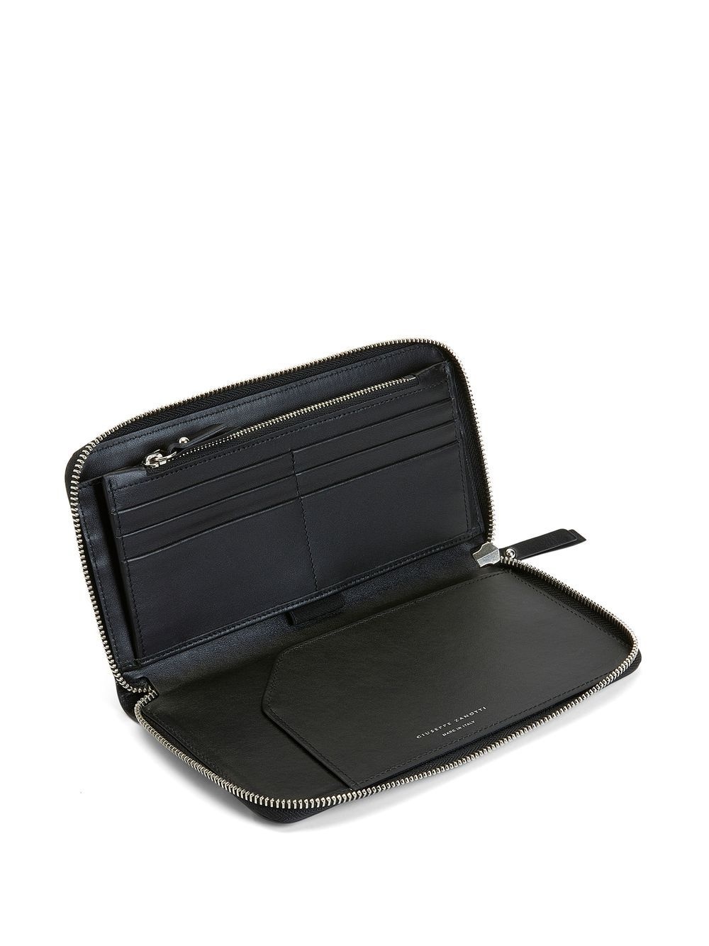 paisley-print leather wallet - 3