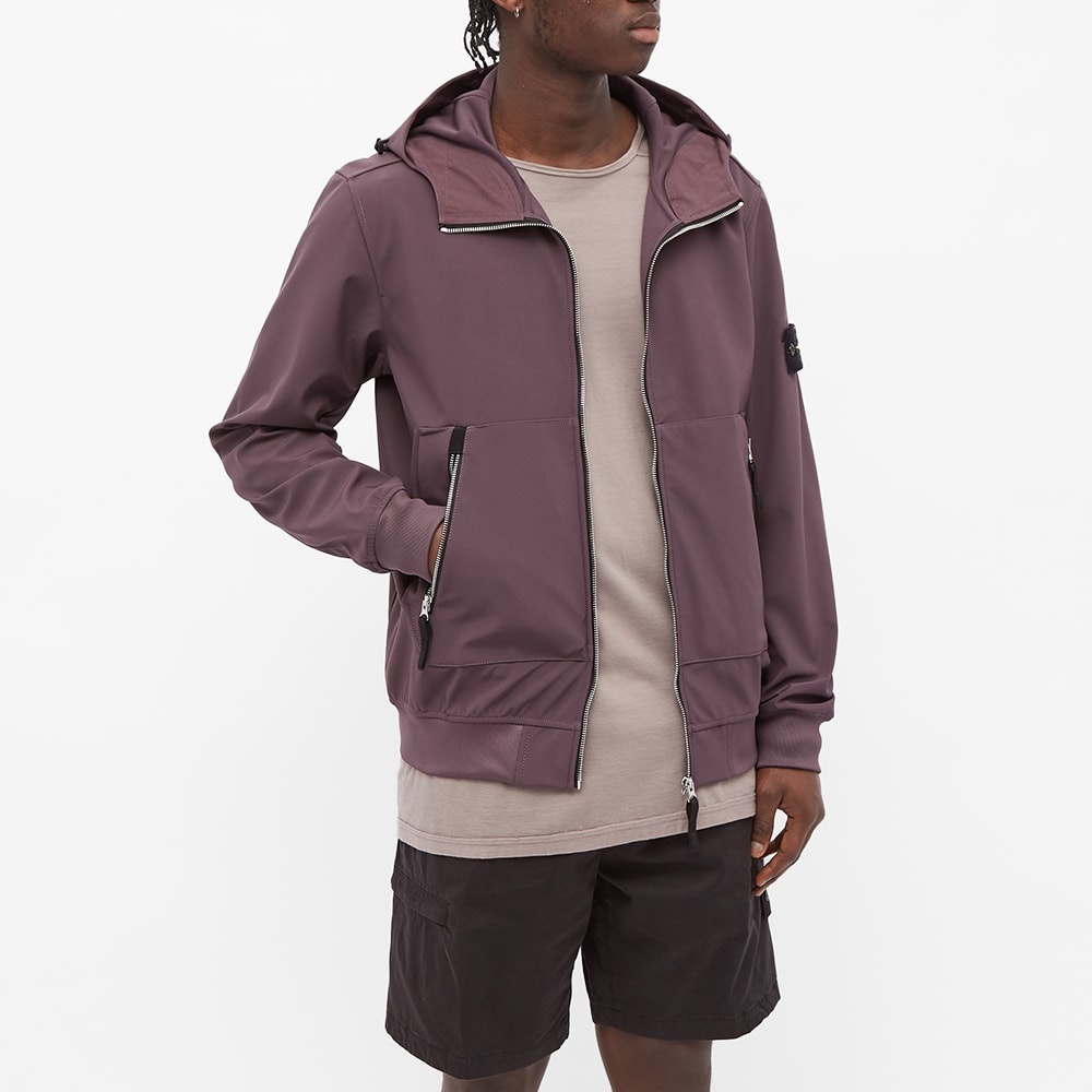 Stone Island Soft Shell-R Hooded Jacket - 5