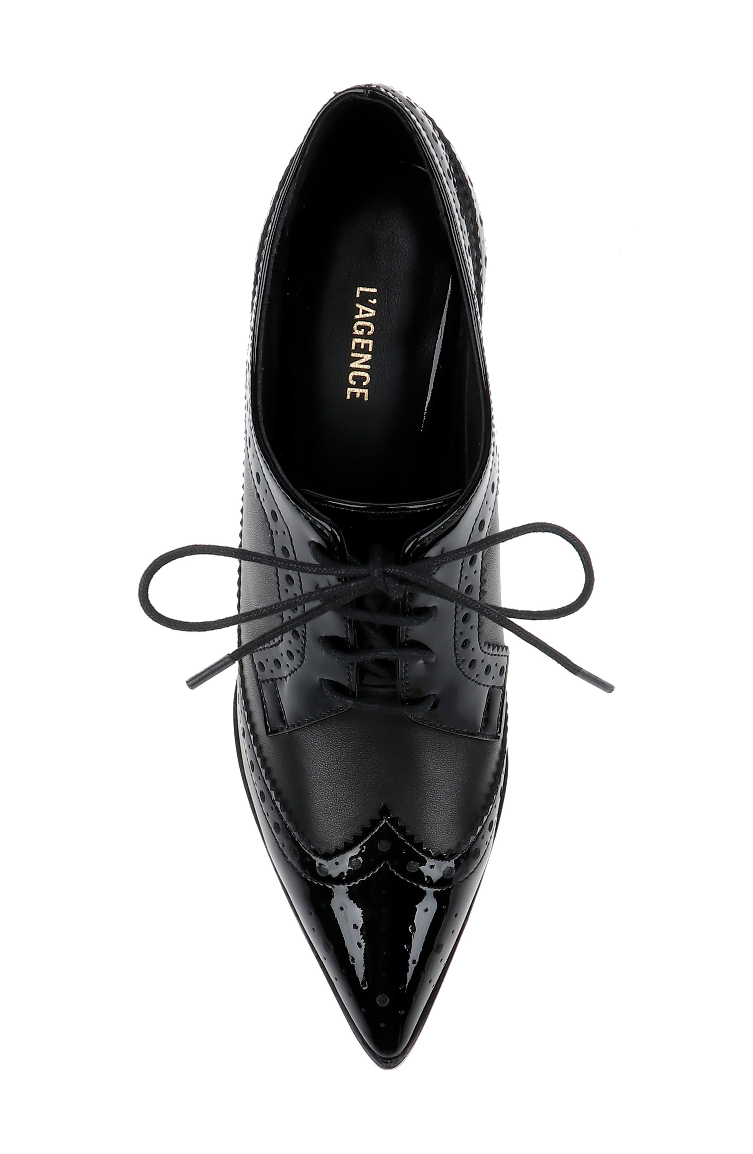 L'AGENCE Elodie Pump in Black Leather at Nordstrom - 5