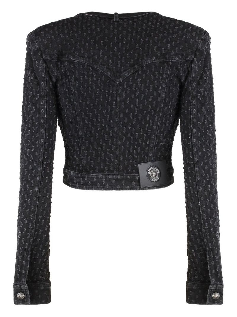 VERSACE JEANS COUTURE buckle-detail jacket outlook