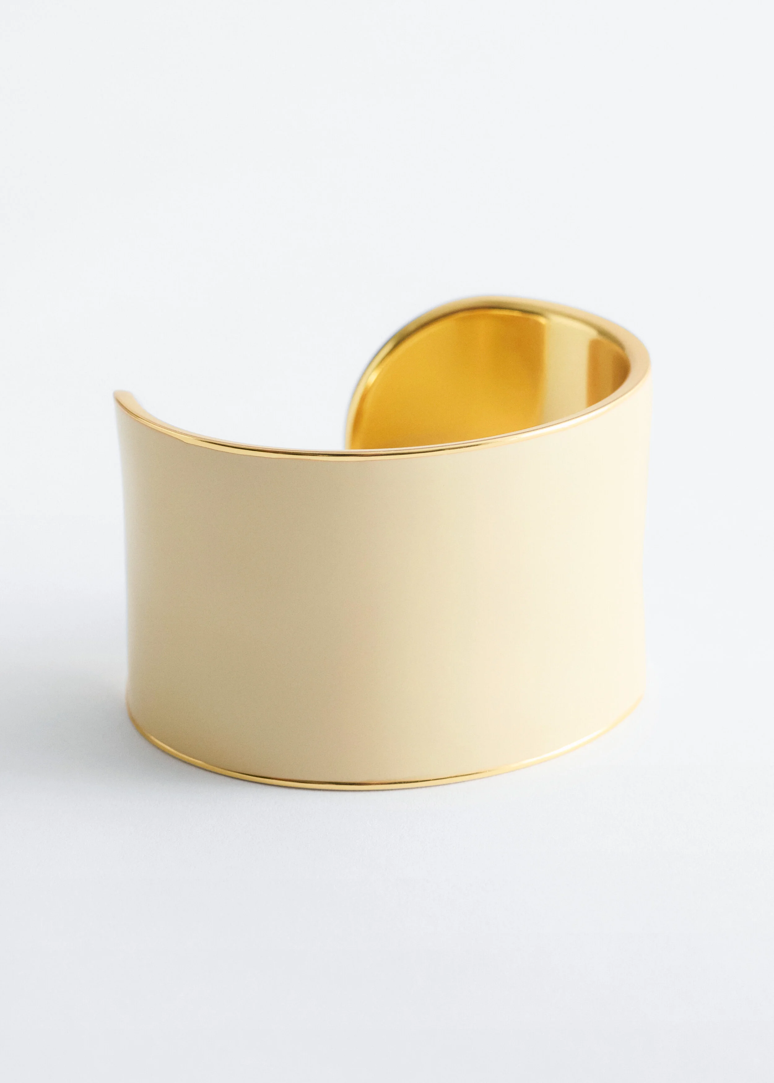 Two-Tone Cuff Bracelet - 1