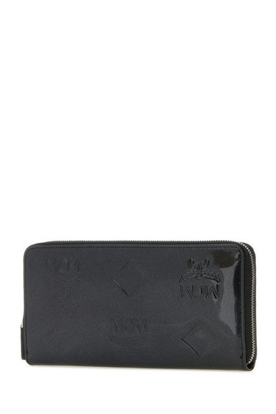 MCM Black leather wallet outlook