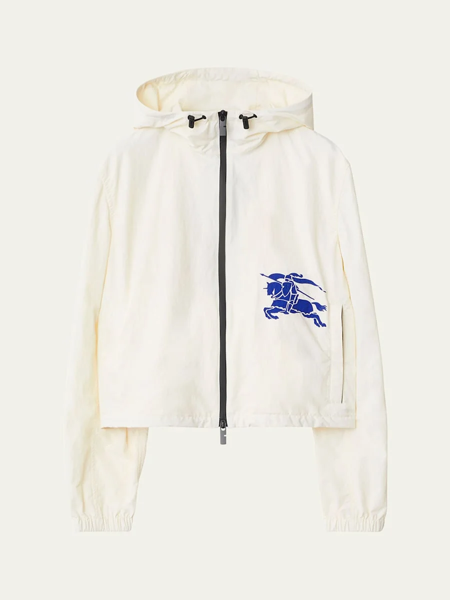 Hooded EKD Embroidered Jacket - 1