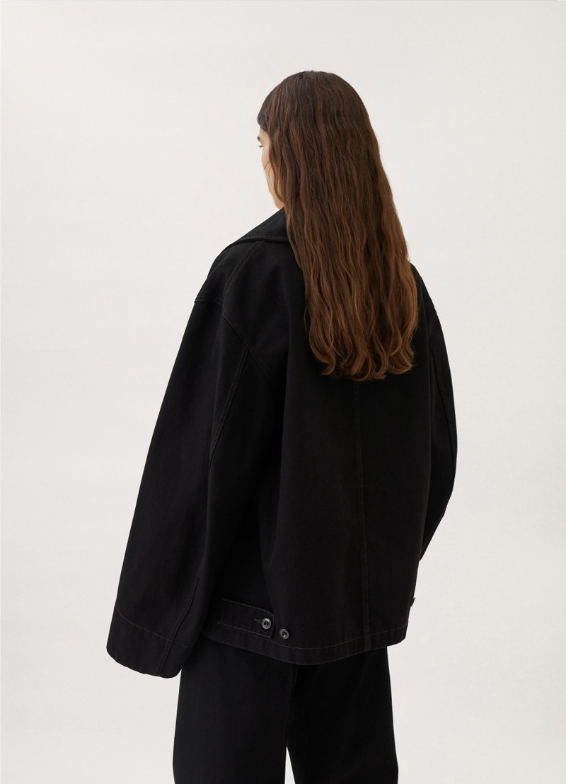 Lemaire DISPATCH JACKET BLACK DENIM | REVERSIBLE
