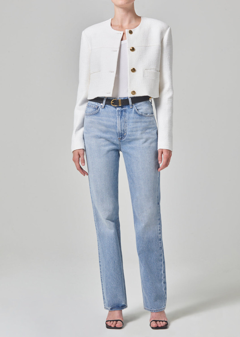 Pia Cropped Jacket In Naturaline 6