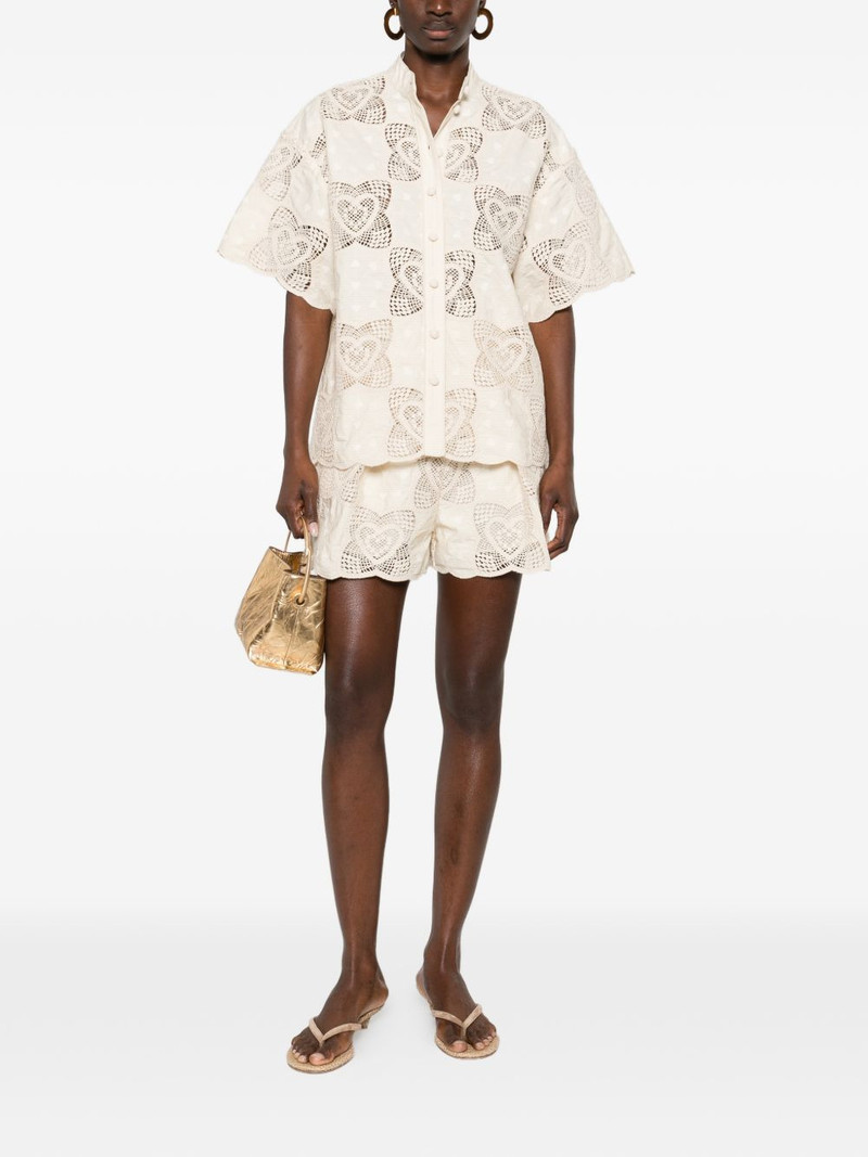 Zimmermann Wanderlust tuck shorts outlook
