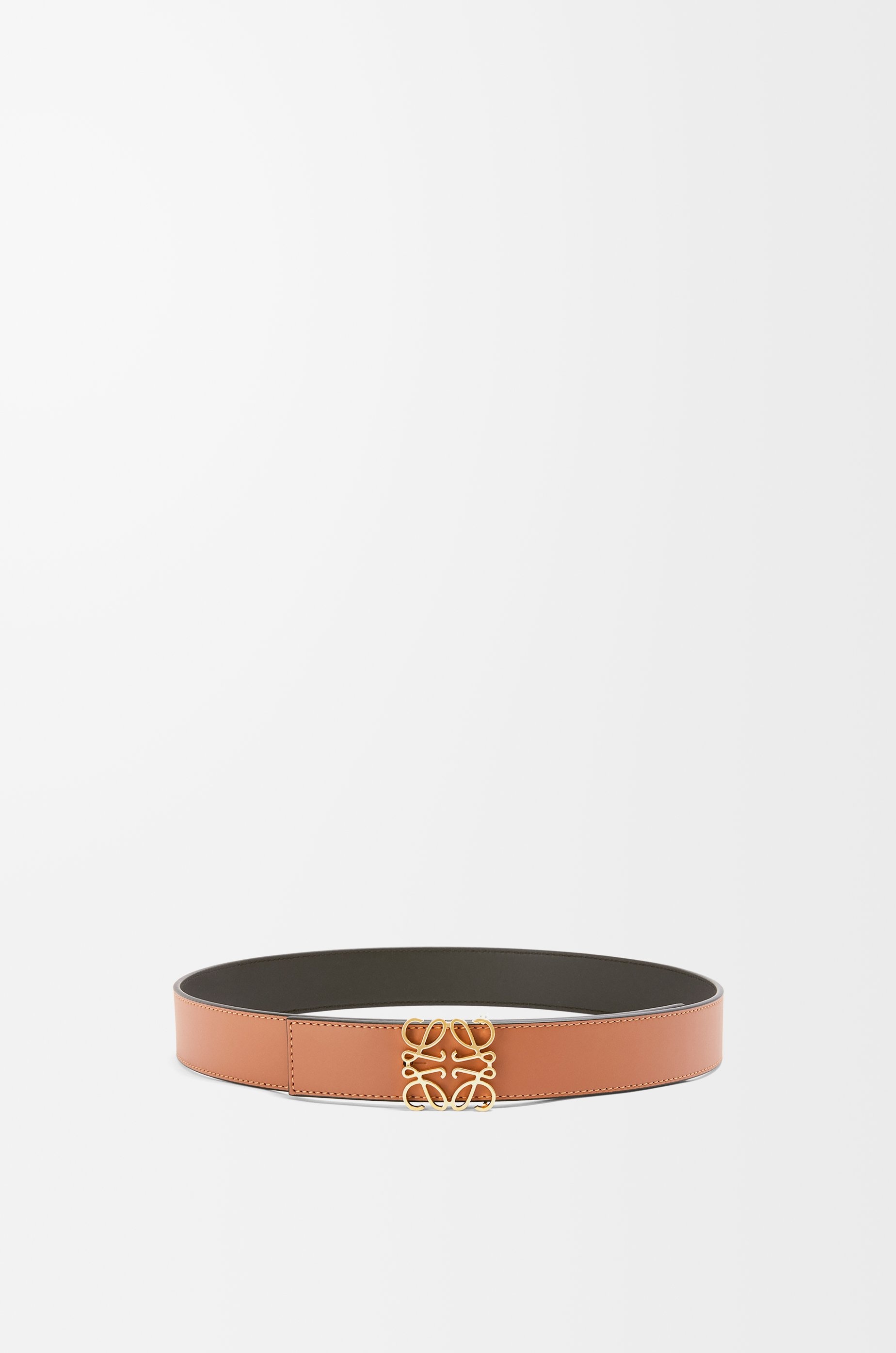 Reversible Anagram belt in smooth calfskin - 1