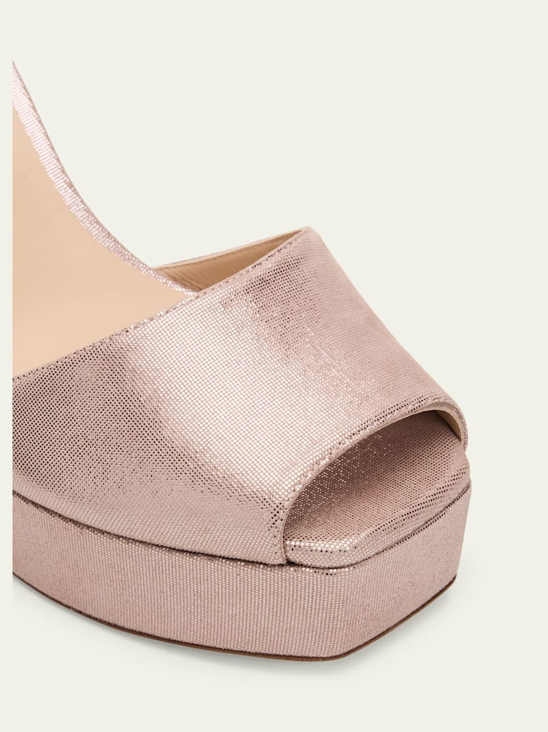 110mm Sabrina Platform Ankle-Strap Sandals 5