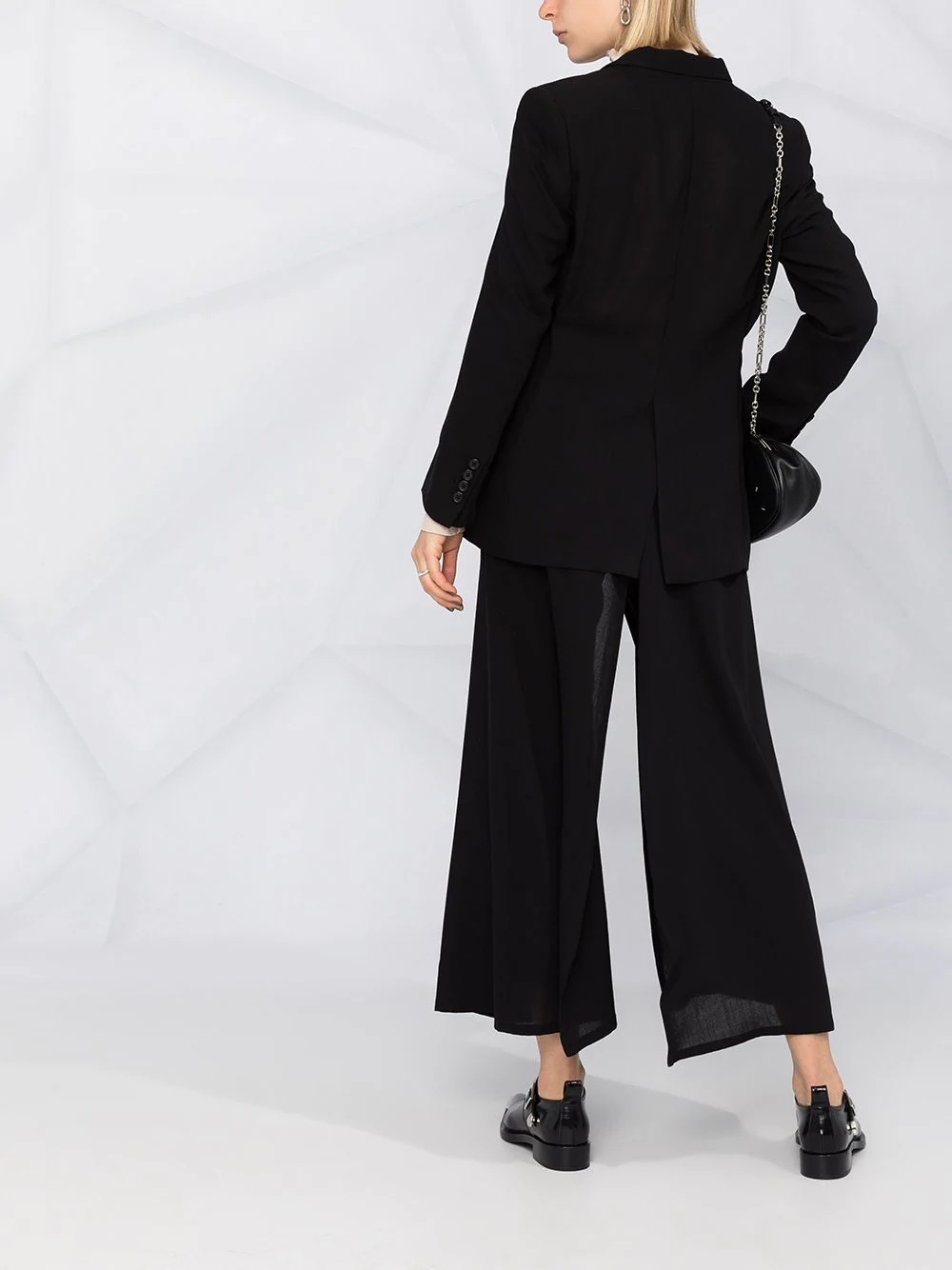 layered skirt trousers - 4