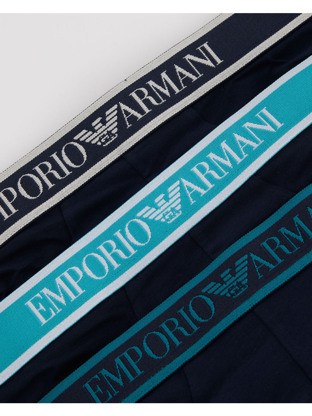 Branded Mid-Rise Pack Of Three Stretch-Cotton Trunks - 5