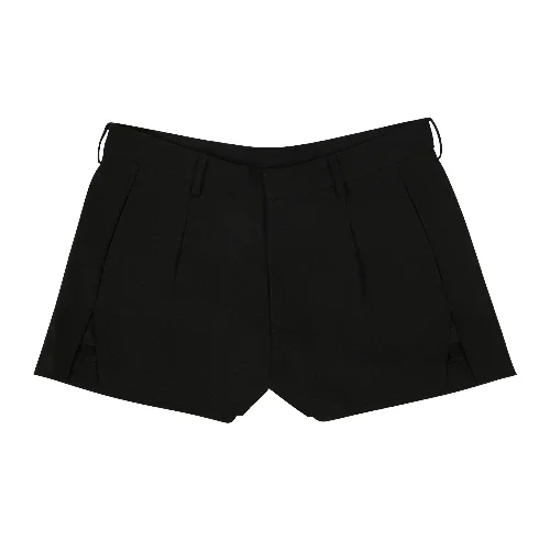 PUNY SHORT BLACK WOOL - 1