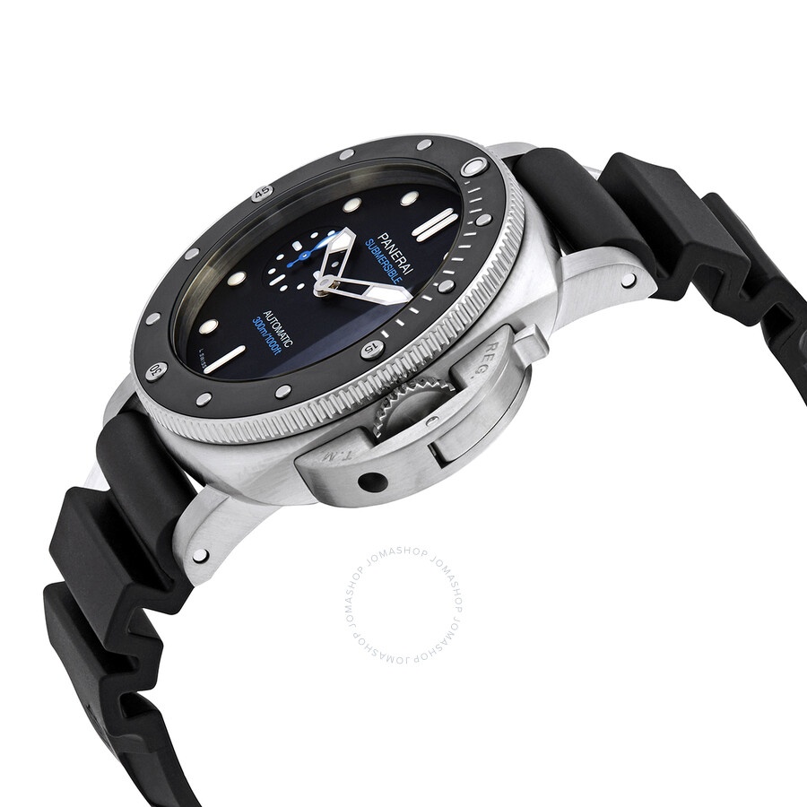 Pre-owned Panerai Submersible Automatic Black Dial Men's Watch PAM00683 - 2