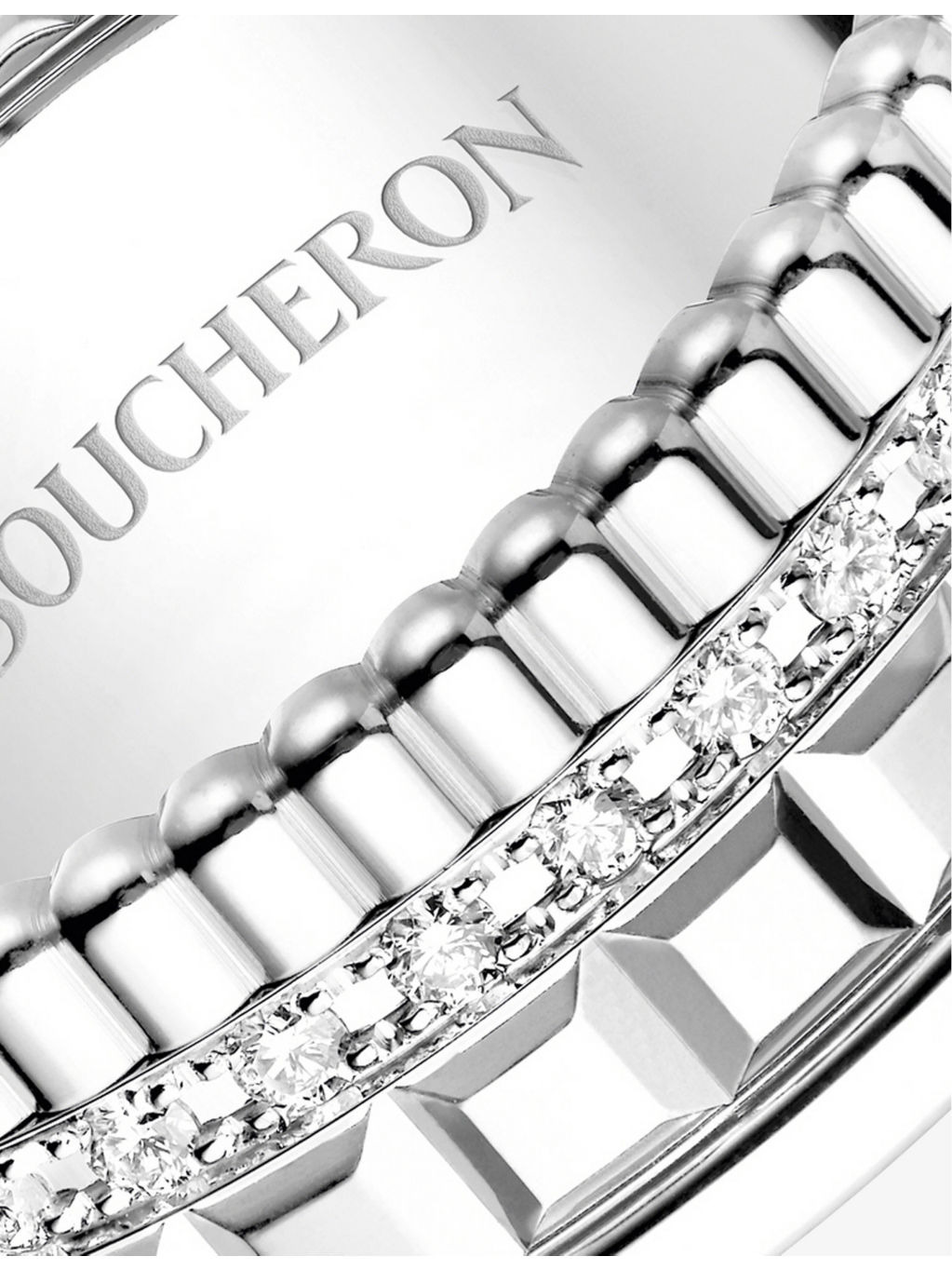 Quatre Radiant Edition white-gold and 0.24ct diamond ring - 2