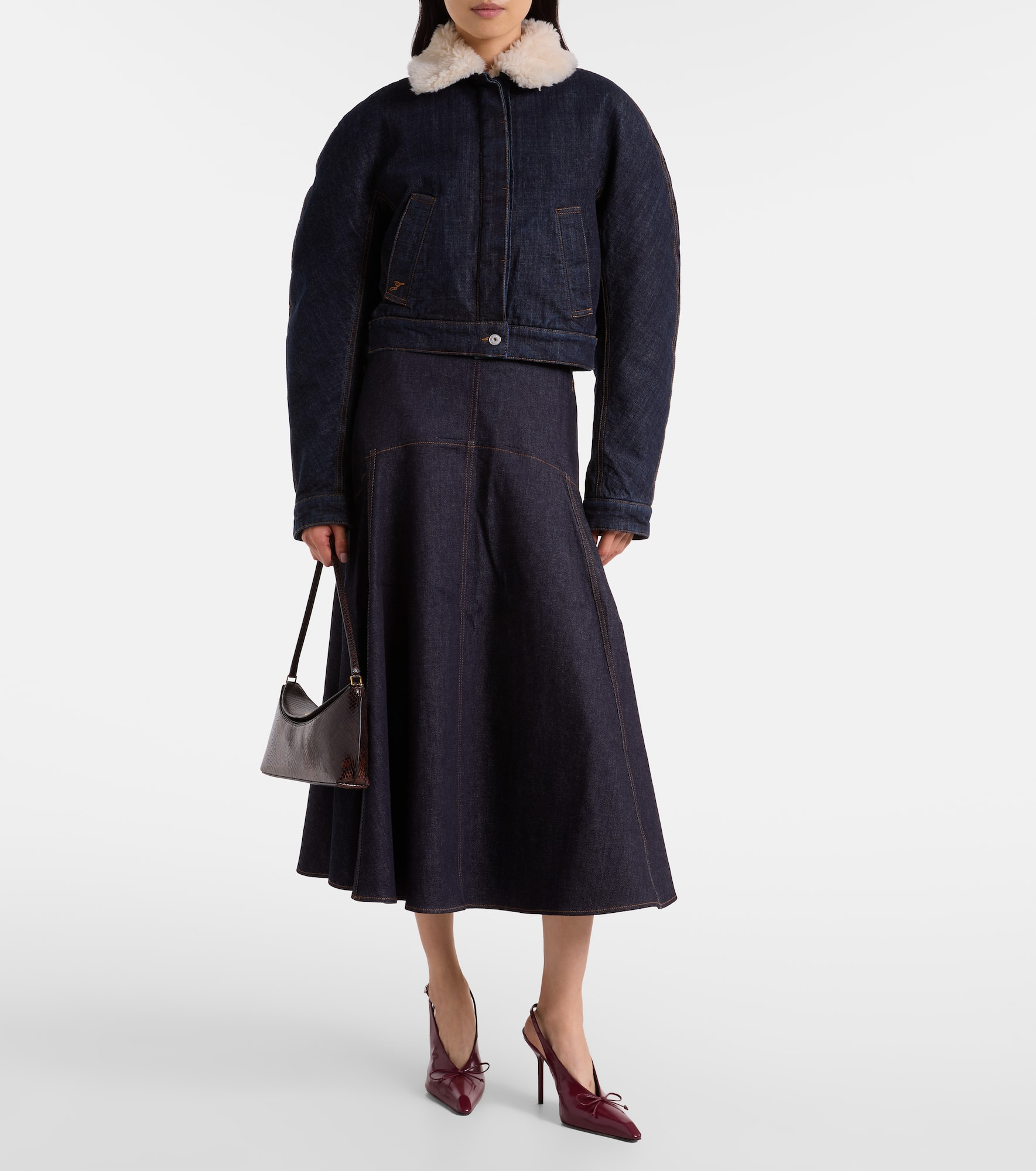 Denim blouson jacket - 2