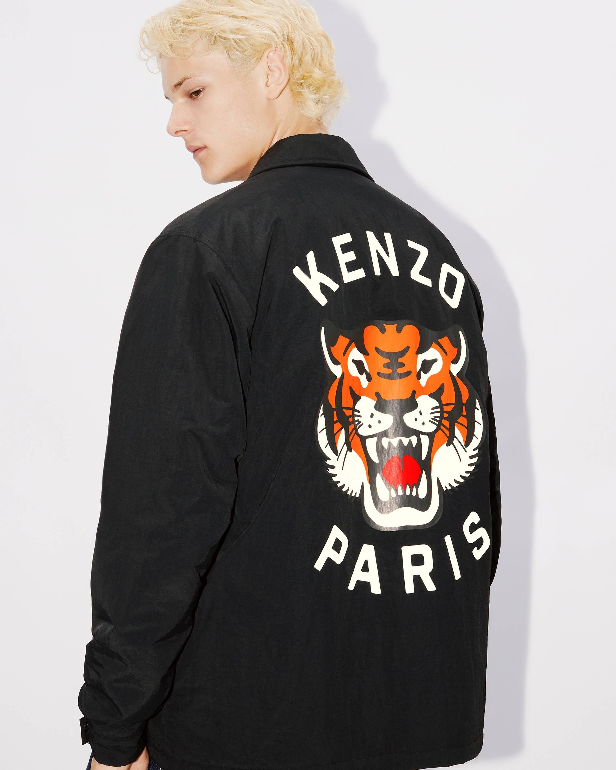 'KENZO Lucky Tiger' quilted coach jacket - 8