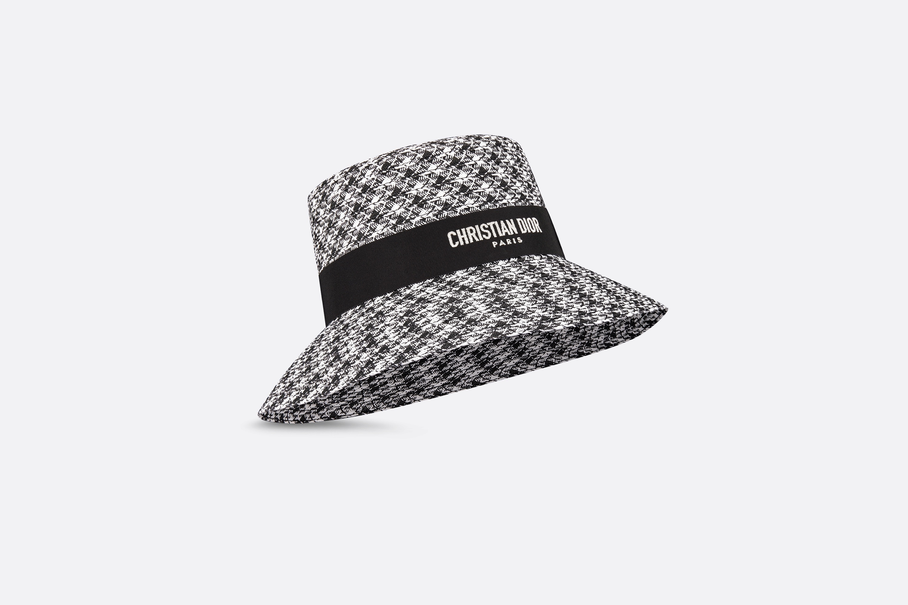 D-Bobby Houndstooth Large Brim Hat - 3