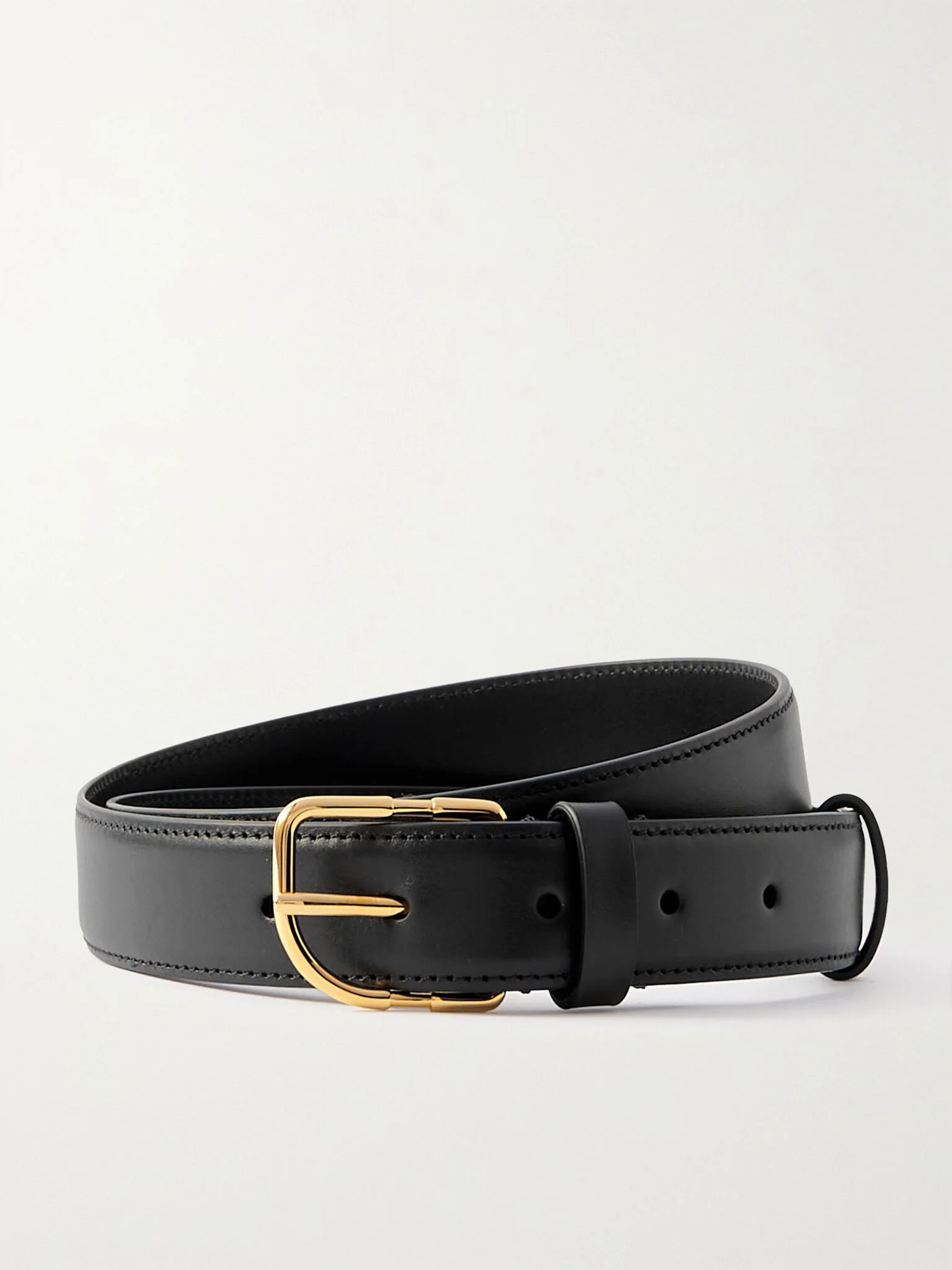 Caspian leather belt Black - 1