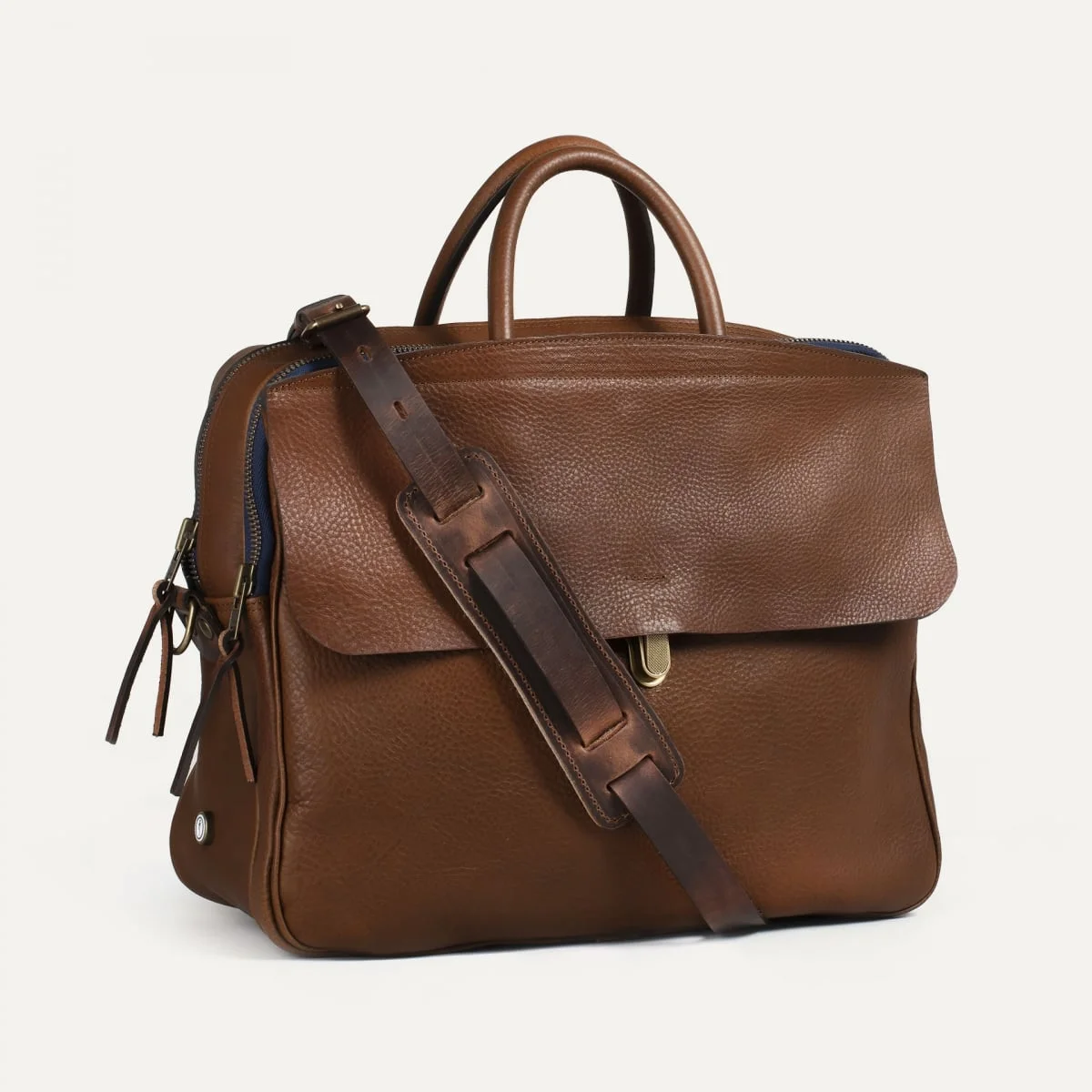 ZEPPO BUSINESS BAG - AMBER BROWN / E PURE - 1