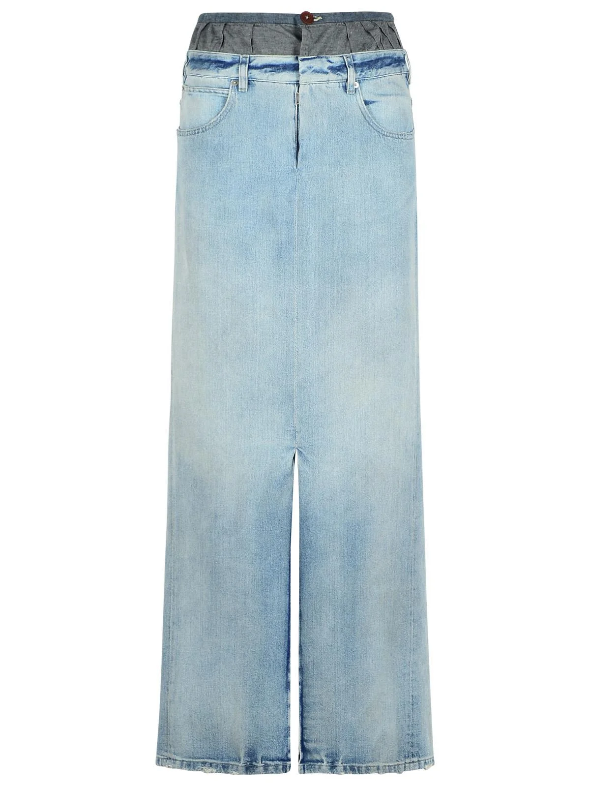 Maison Margiela Denim Skirt Light Blue Women - 1