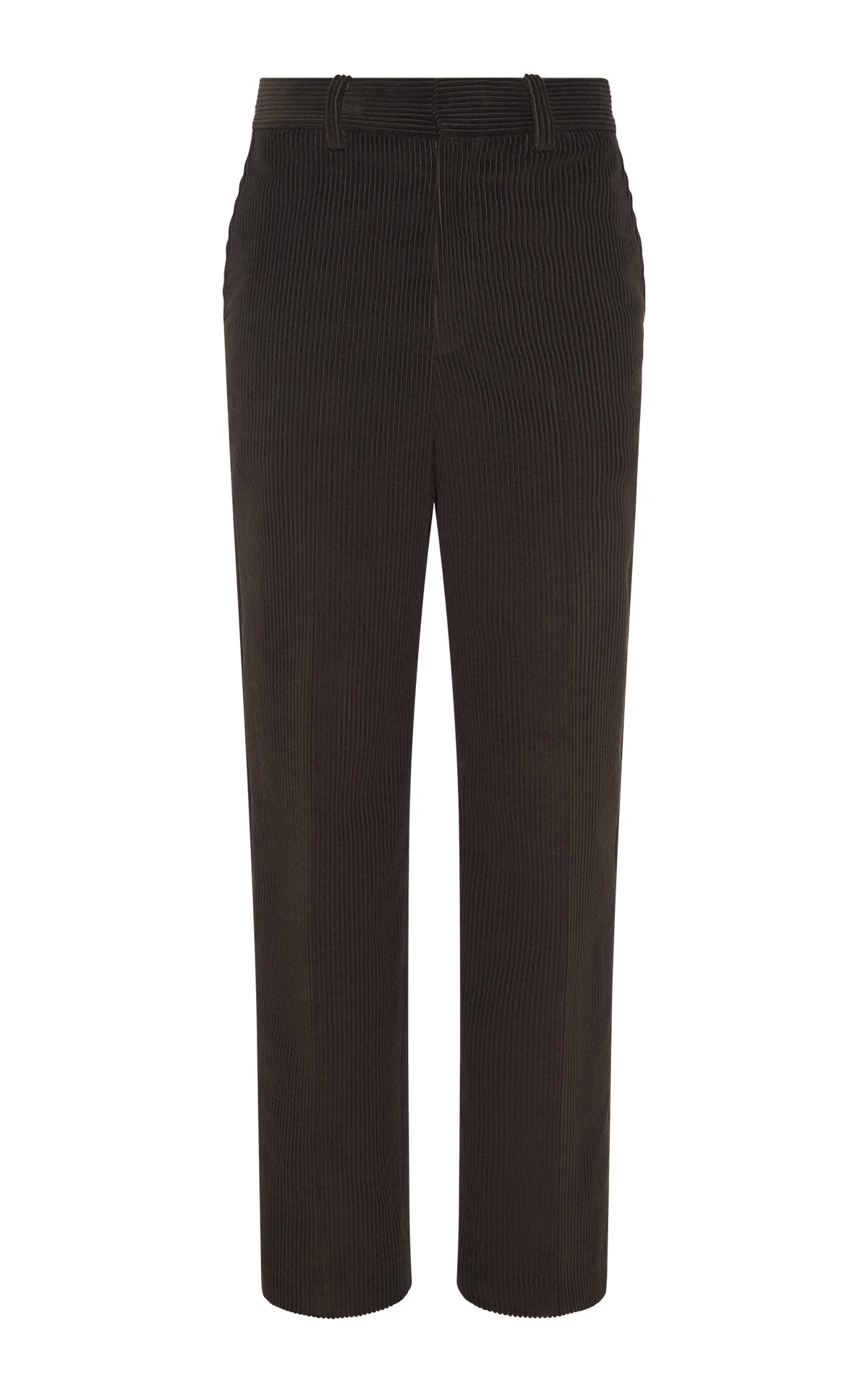 Harold Trouser in Chocolate Cashmere Corduroy - 1