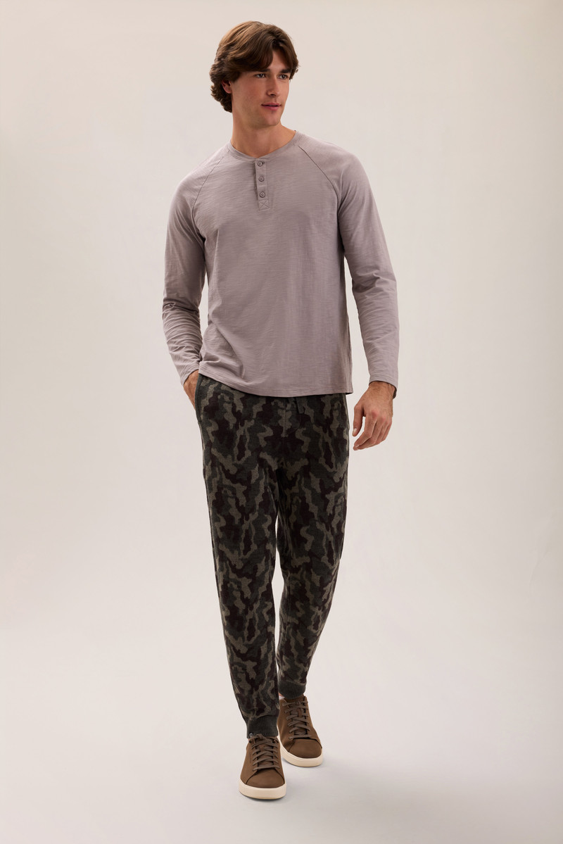 Slub Jersey Henley 3
